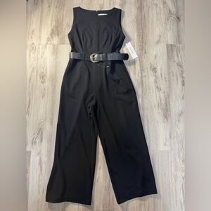 Calvin Klein Black Belted Jumpsuit